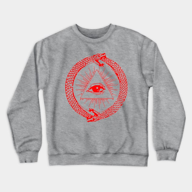 Double Ouroboros Crewneck Sweatshirt by Slayer_of_Giants